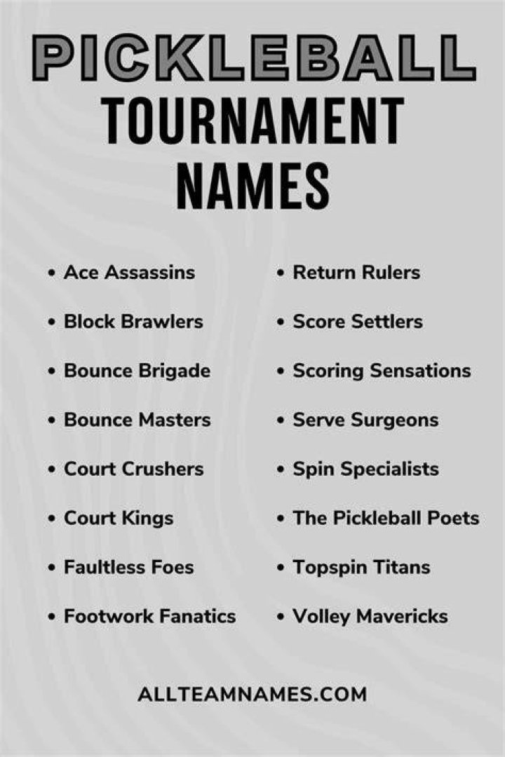 147 Pickleball Team Names That Are Creative and Funny