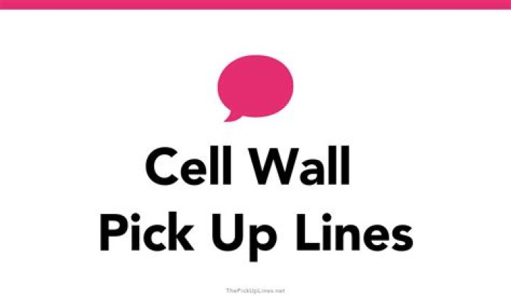64+ Cell Wall Pick Up Lines And Rizz