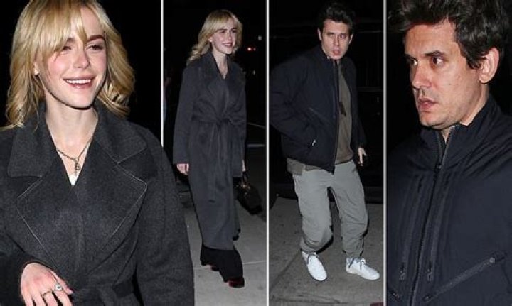 Kiernan Shipka and John Mayer spotted together PaiPee