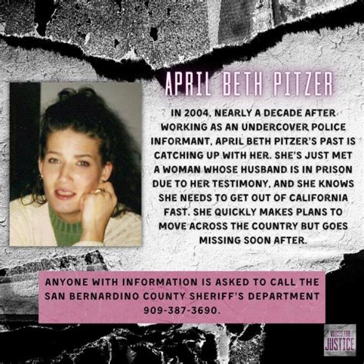Missing Adult April Pitzer